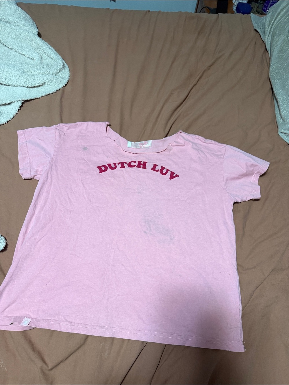 Dutch Bros Pink 'Dutch Luv' Graphic Tee